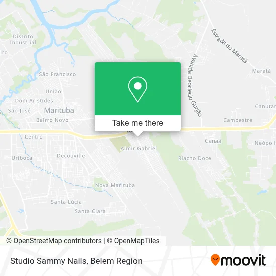Studio Sammy Nails map