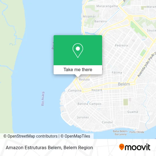 Amazon Estruturas Belem map