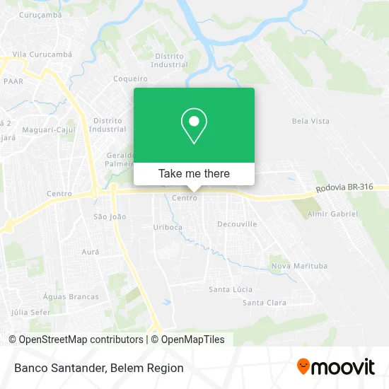 Banco Santander map