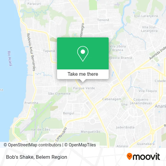 Bob's Shake map
