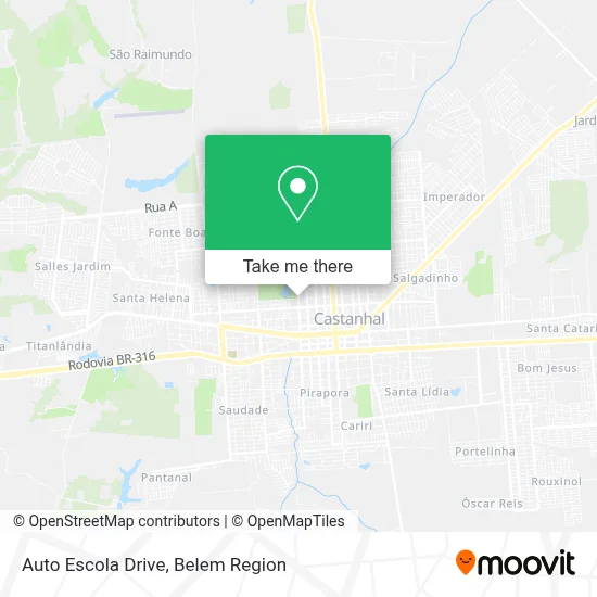 Auto Escola Drive map