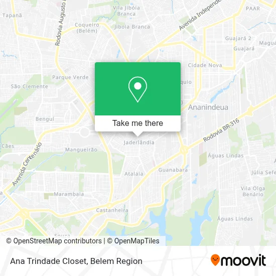 Ana Trindade Closet map