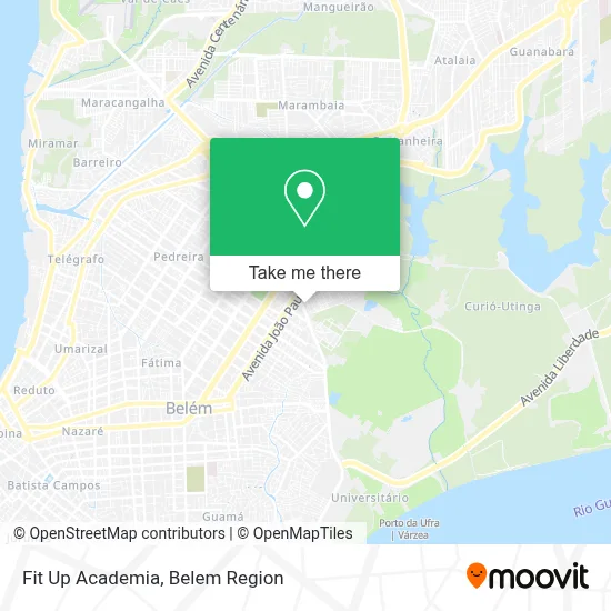 Fit Up Academia map