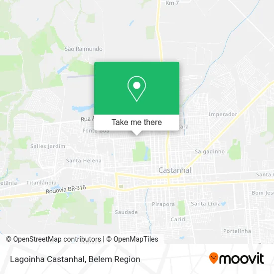 Lagoinha Castanhal map