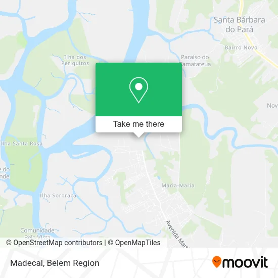 Madecal map