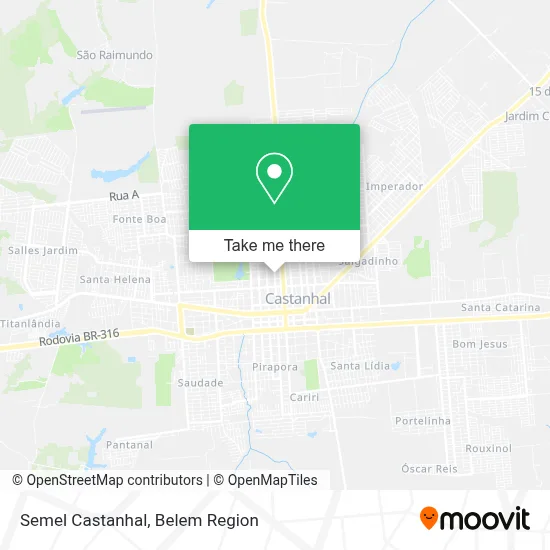Semel Castanhal map