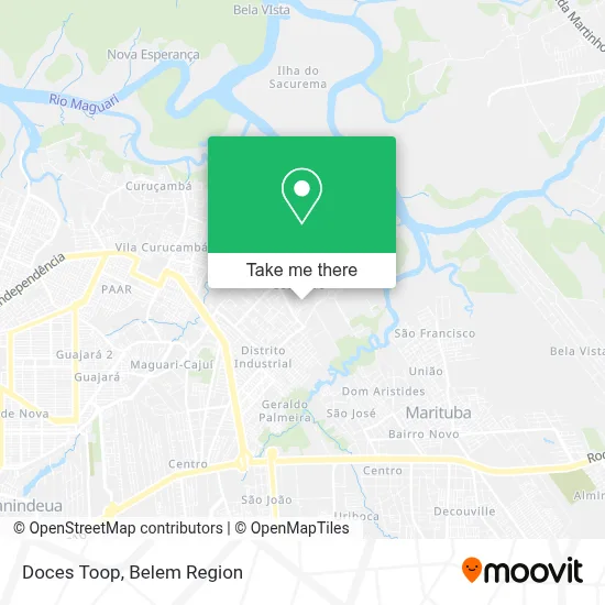 Doces Toop map