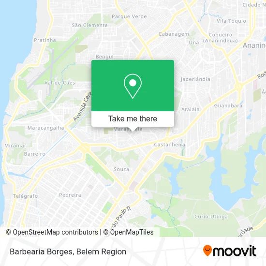 Barbearia Borges map