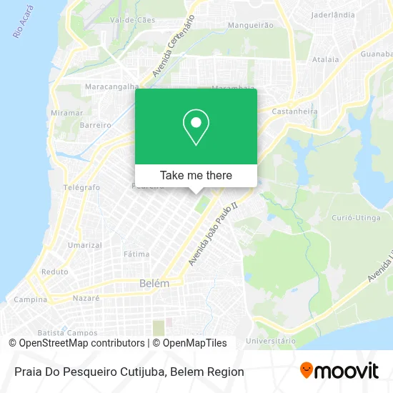 Praia Do Pesqueiro Cutijuba map