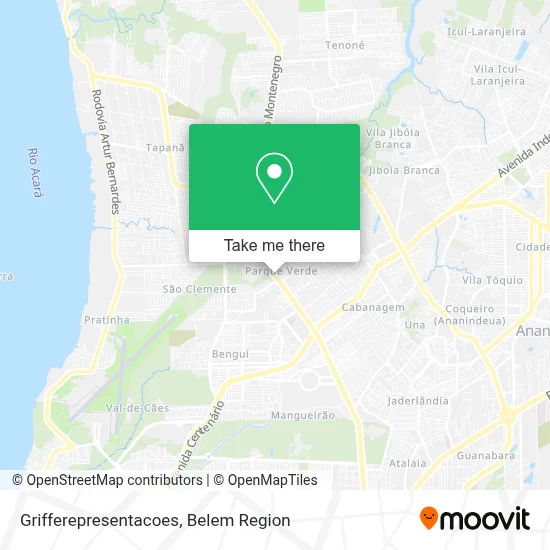 Grifferepresentacoes map