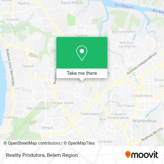 Reality Produtora map