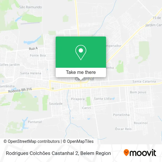 Rodrigues Colchões Castanhal 2 map