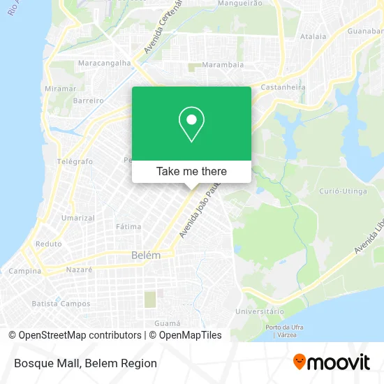 Bosque Mall map