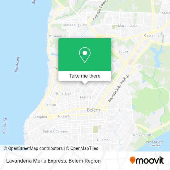 Lavanderia Maria Express map