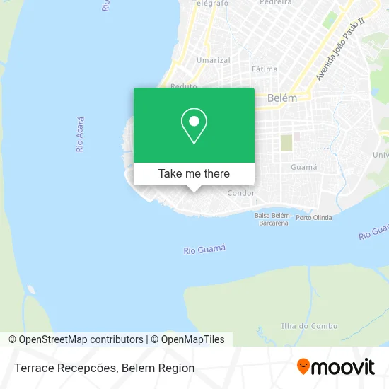 Terrace Recepcões map