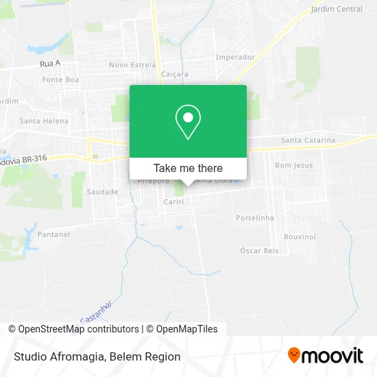 Studio Afromagia map