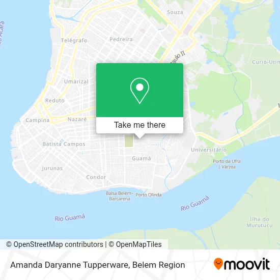 Amanda Daryanne Tupperware map