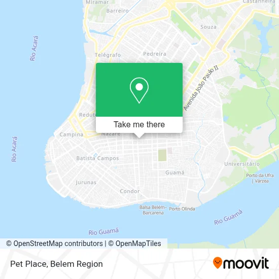 Pet Place map