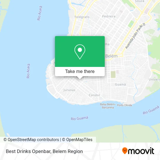 Best Drinks Openbar map