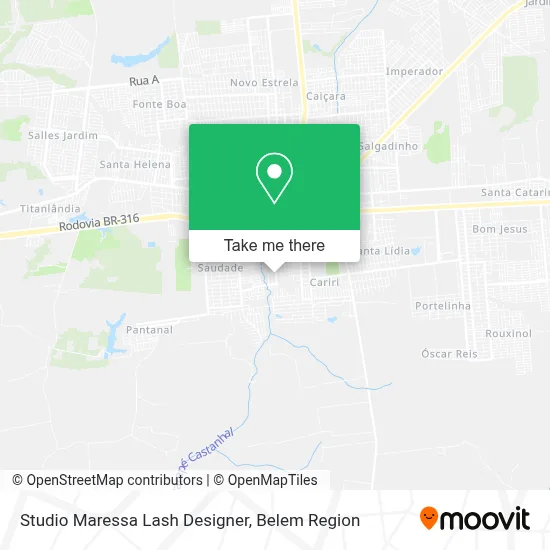 Studio Maressa Lash Designer map