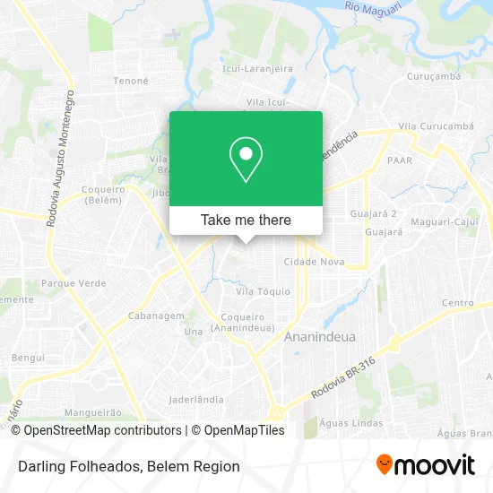 Darling Folheados map