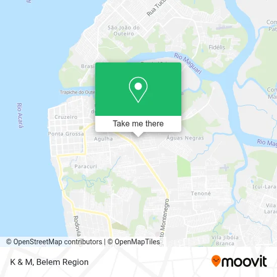 K & M map