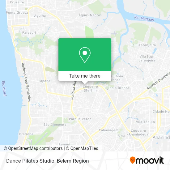 Dance Pilates Studio map