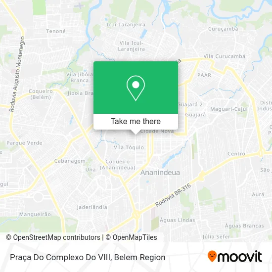 Praça Do Complexo Do VIII map