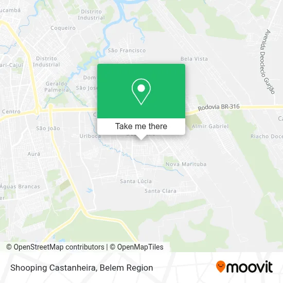 Shooping Castanheira map