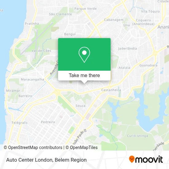 Auto Center London map