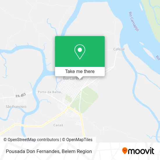 Pousada Don Fernandes map