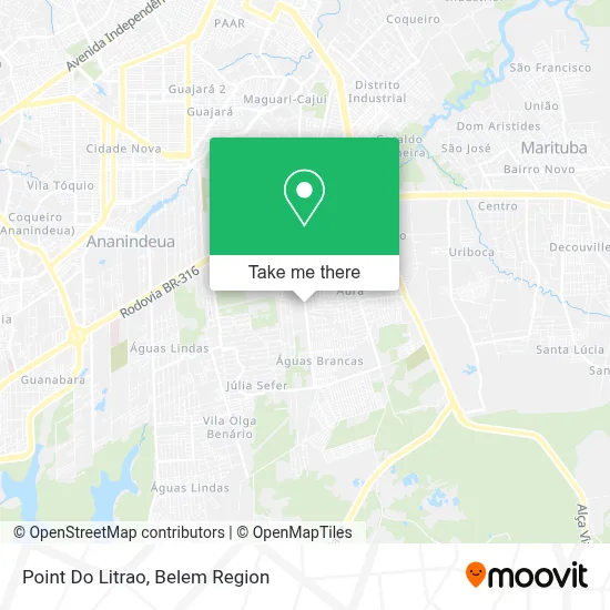 Point Do Litrao map
