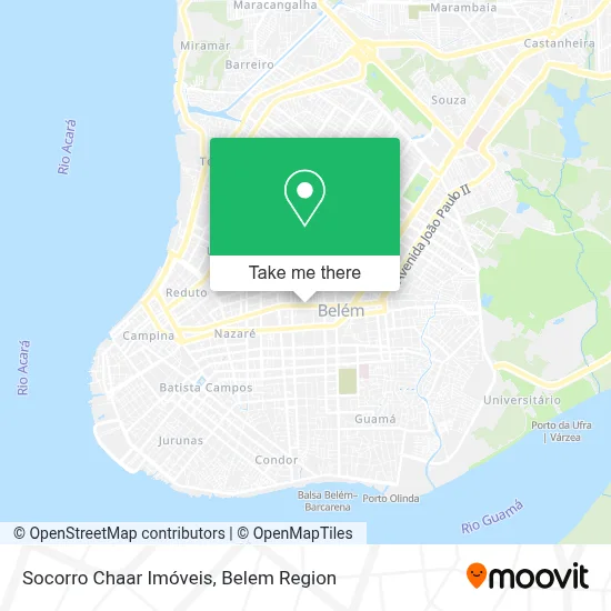 Socorro Chaar Imóveis map