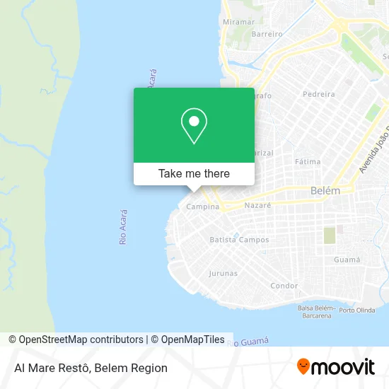 Al Mare Restô map