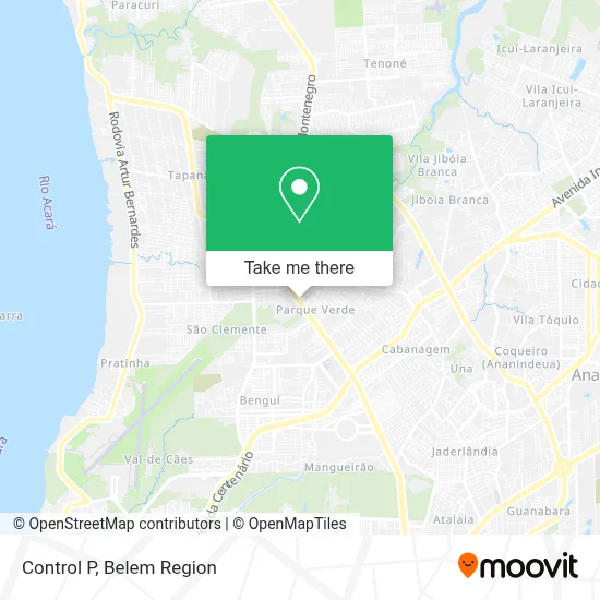 Control P map