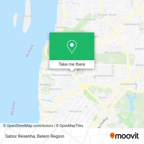 Sabor Resenha map