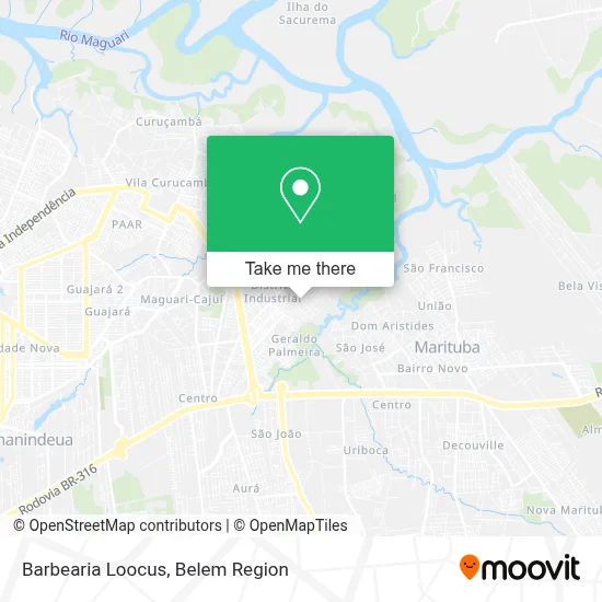 Barbearia Loocus map