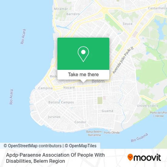 Apdp-Paraense Association Of People With Disabilities map