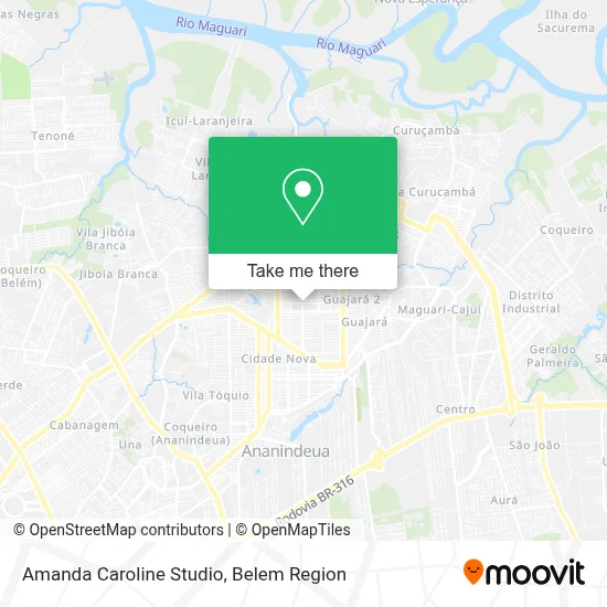 Amanda Caroline Studio map