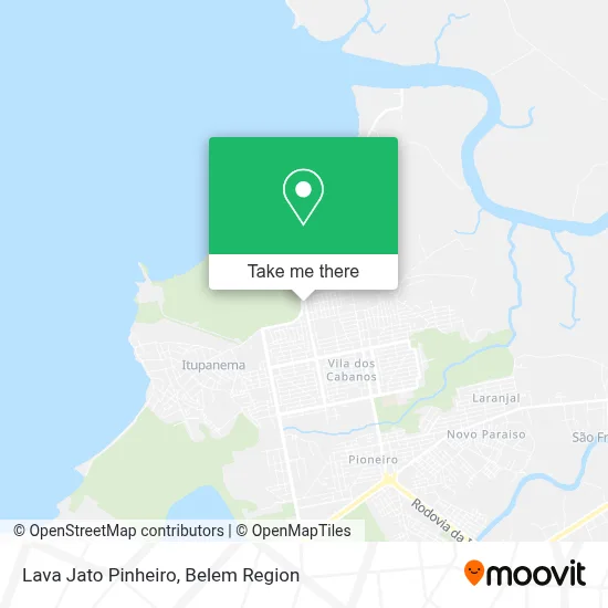 Lava Jato Pinheiro map