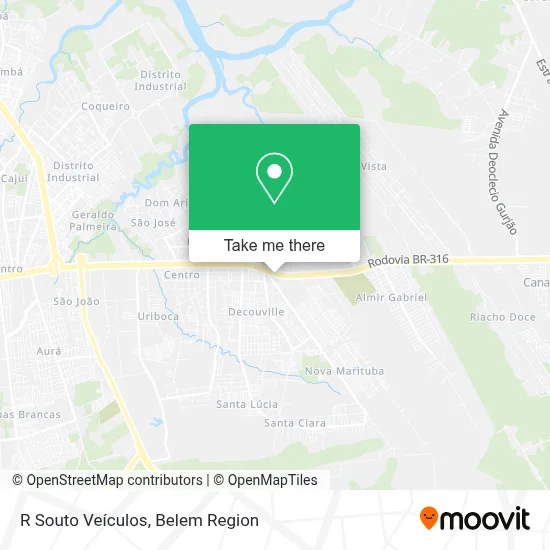 R Souto Veículos map