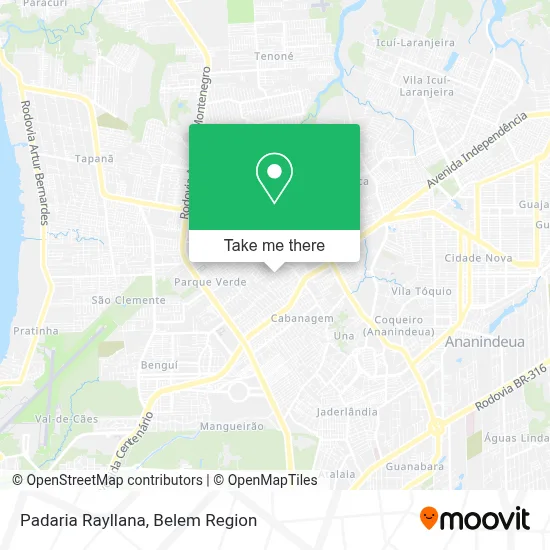 Padaria Rayllana map