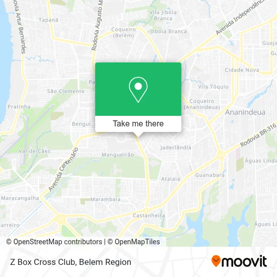 Z Box Cross Club map