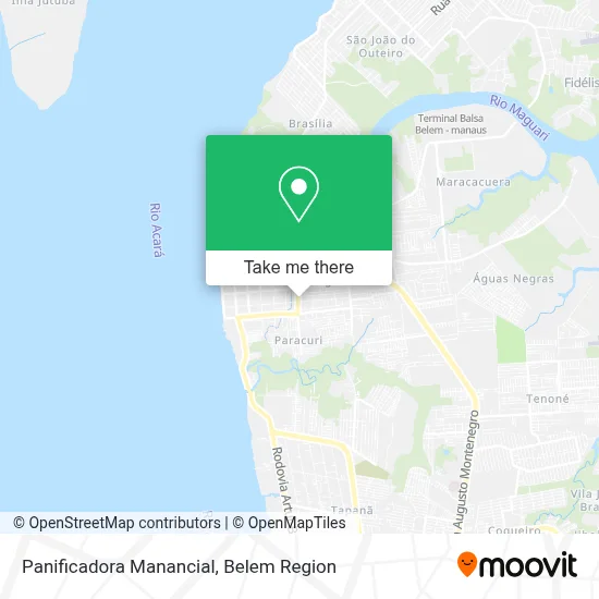 Panificadora Manancial map