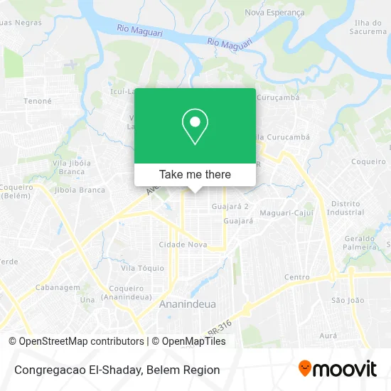 Congregacao El-Shaday map