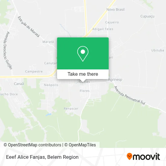 Eeef Alice Fanjas map