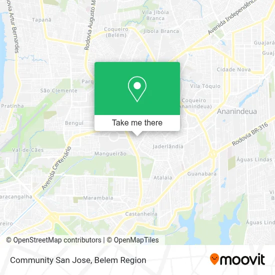 Community San Jose map