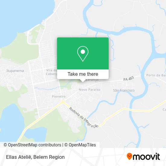Ellas Ateliê map