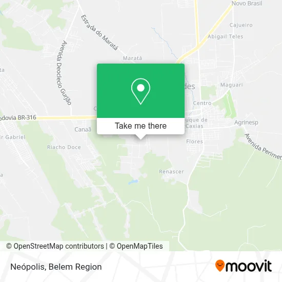 Neópolis map