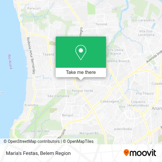 Maria's Festas map